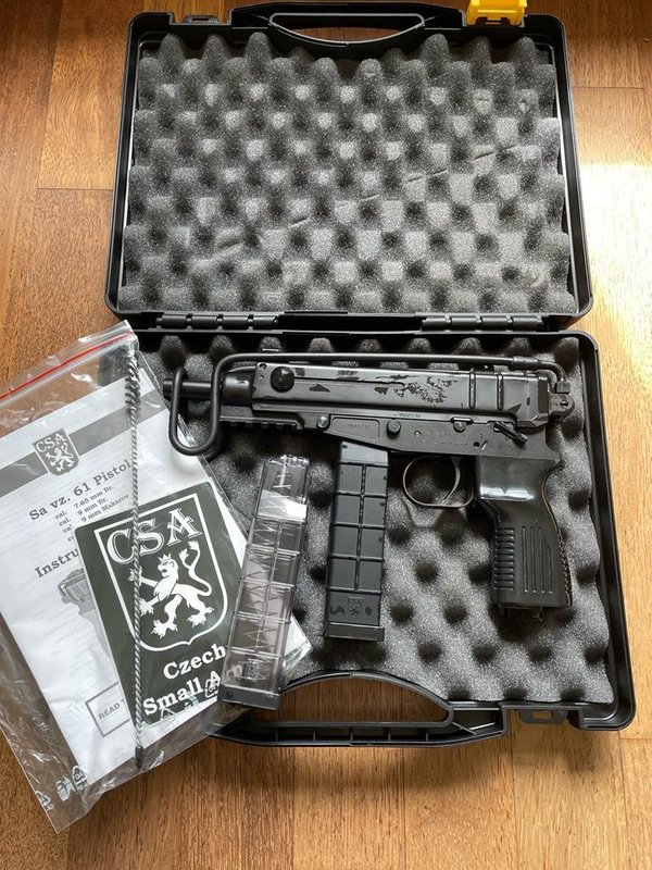 CSA Sa vz.61 Scorpion Pistole 9mm Makarov (9x18mm)