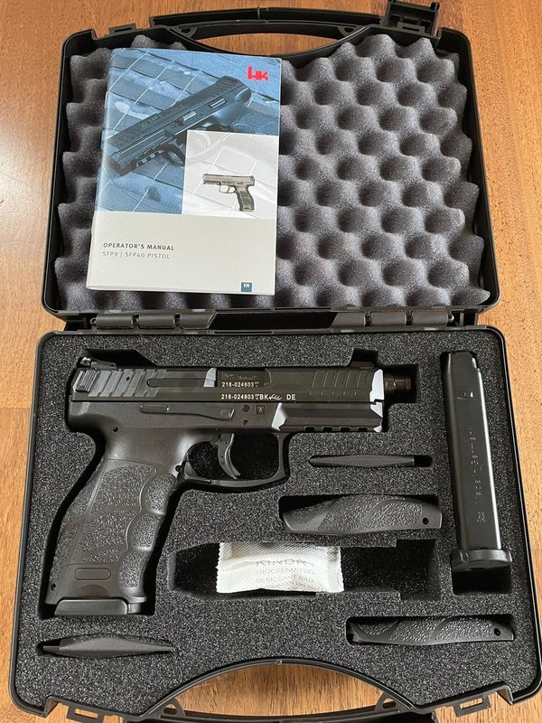 Pistole Heckler & Koch, SFP9 SD, schwarz, 9mm Luger
