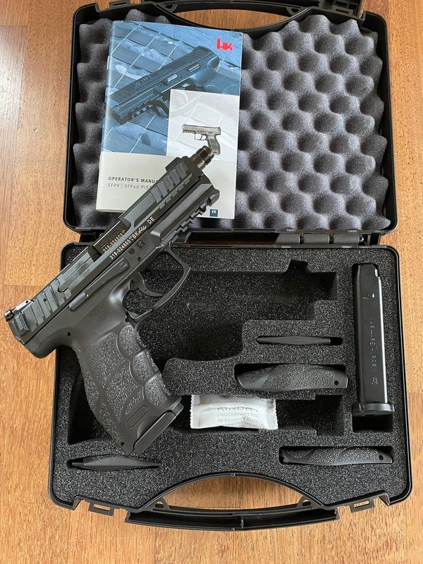 Pistole Heckler & Koch, SFP9 SD, schwarz, 9mm Luger